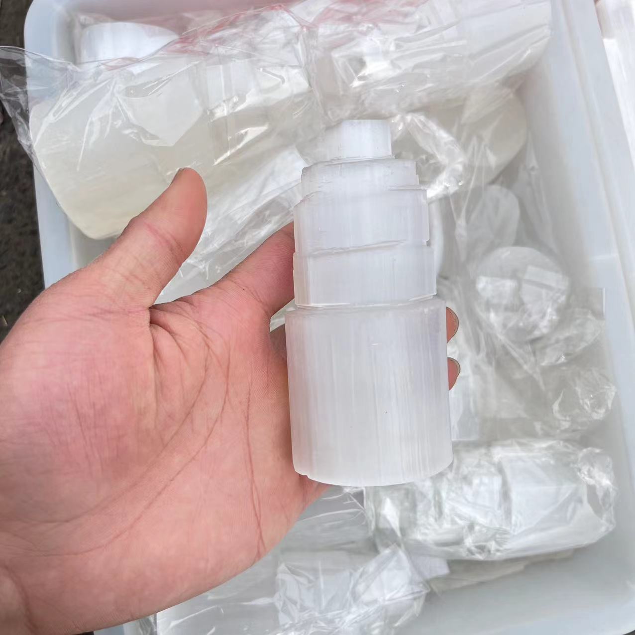 10cm Selenite tower, price by pc