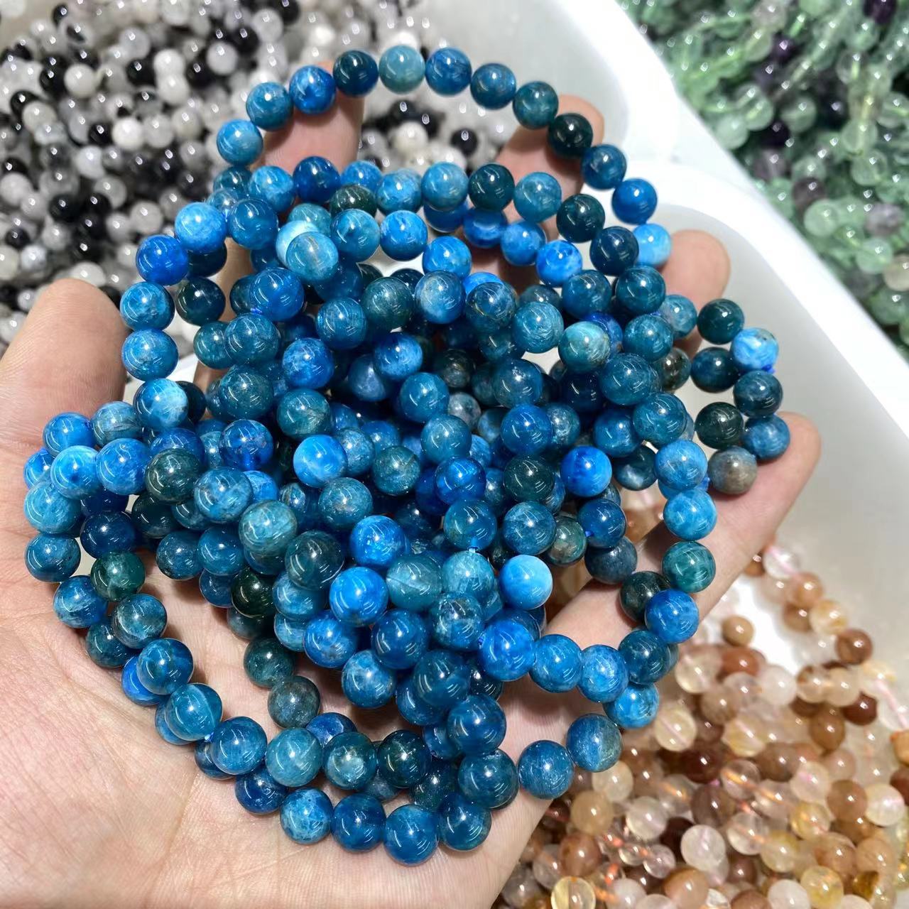 Blua Apatita Brakringo 8mm