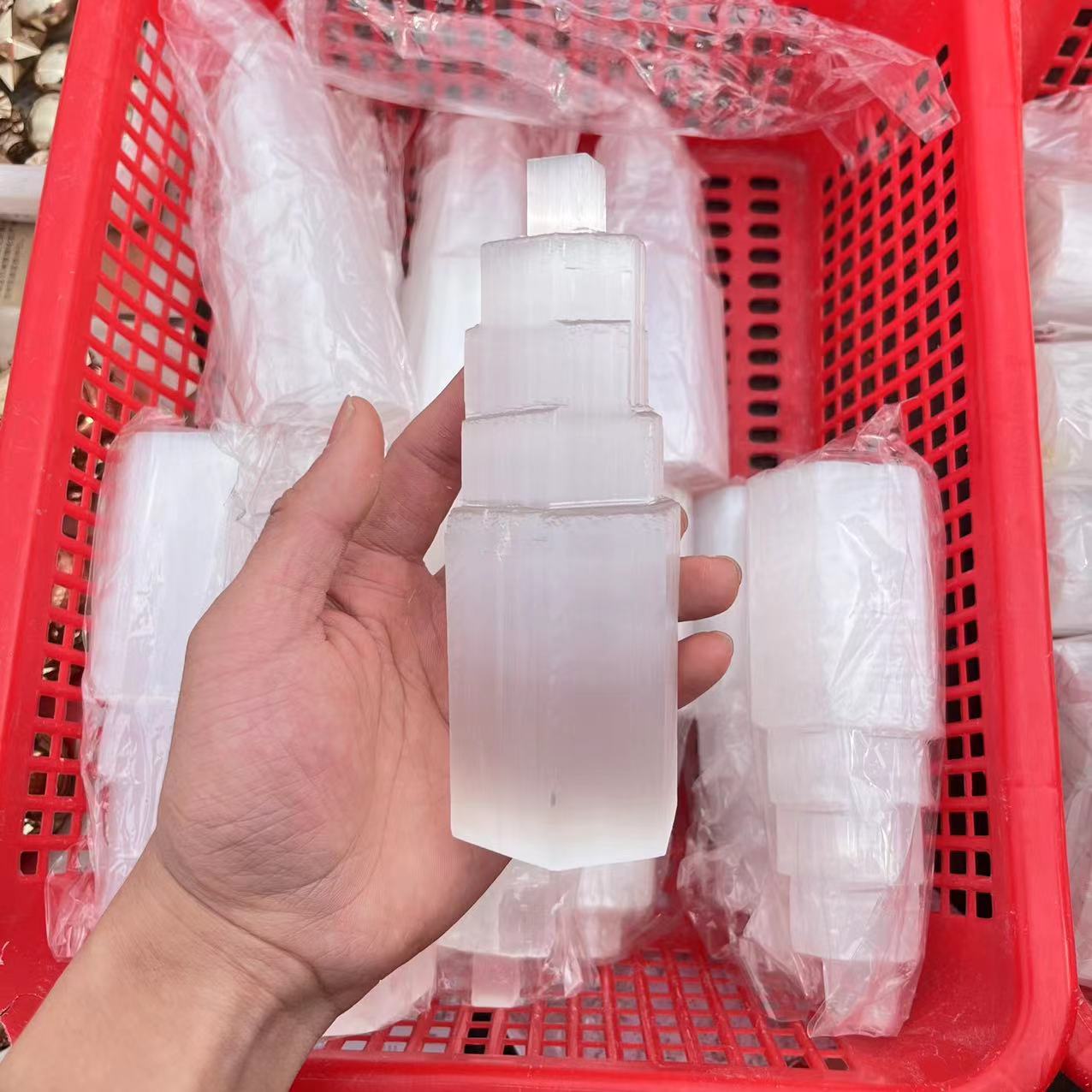 15cm Selenite tower, price by pc