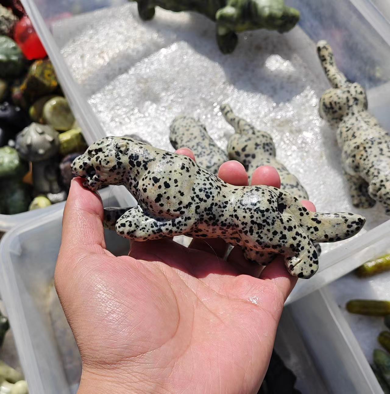 15cm Leopardaj ĉizadoj, prezo per komputilo