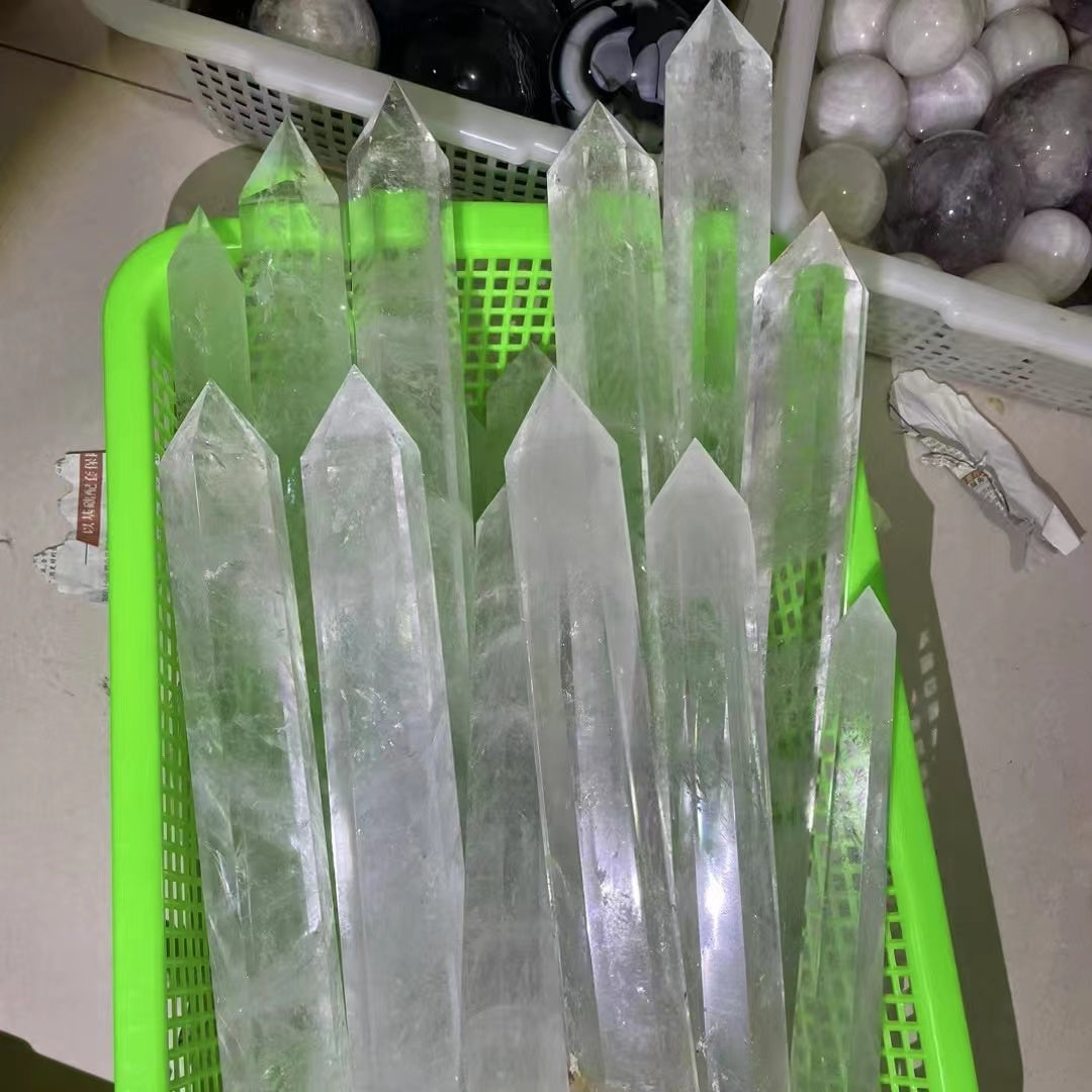 Clear quartz big tower A, price by kg