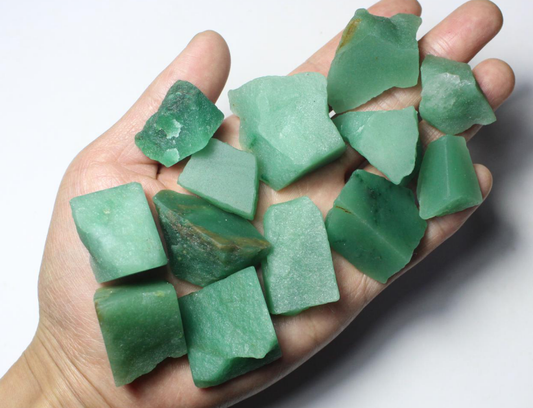 Green Aventurine raw stone 20~40mm, price by kg