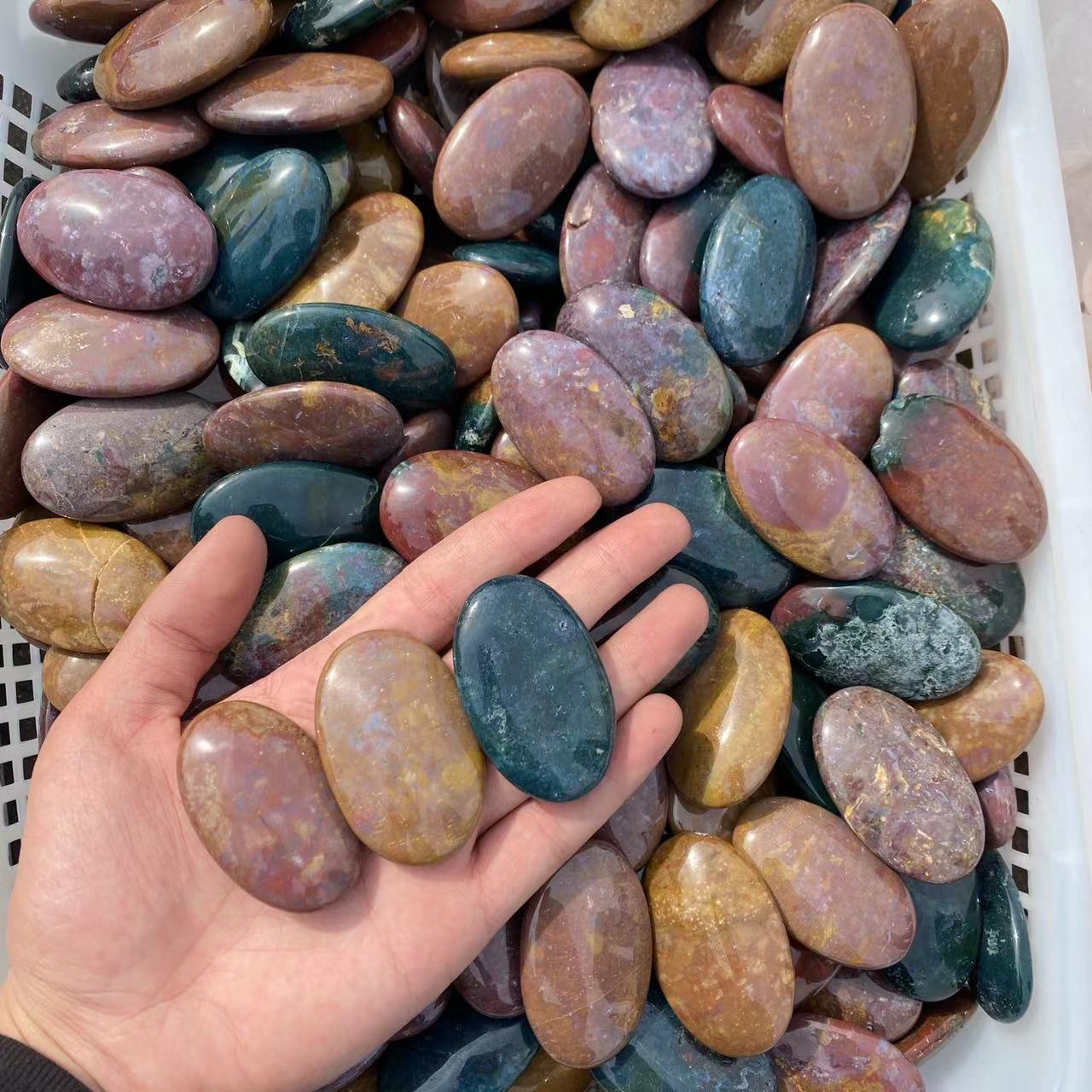 Ocean Jasper Palm Stone , price by kg