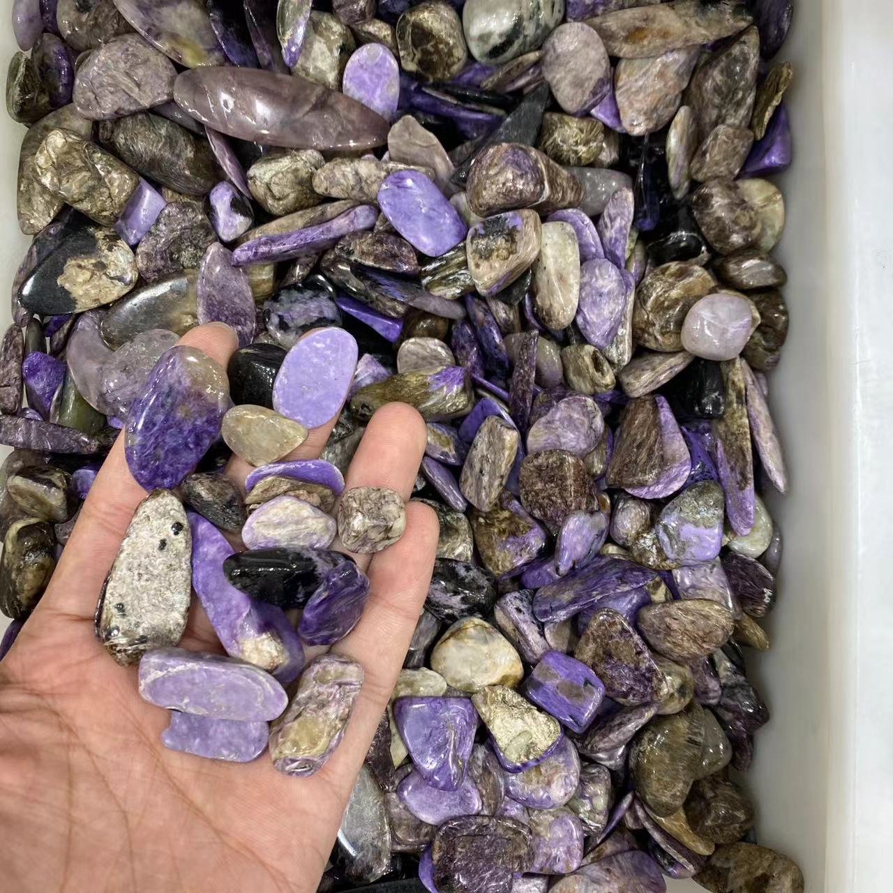 charoite tumbes, prezo je kg