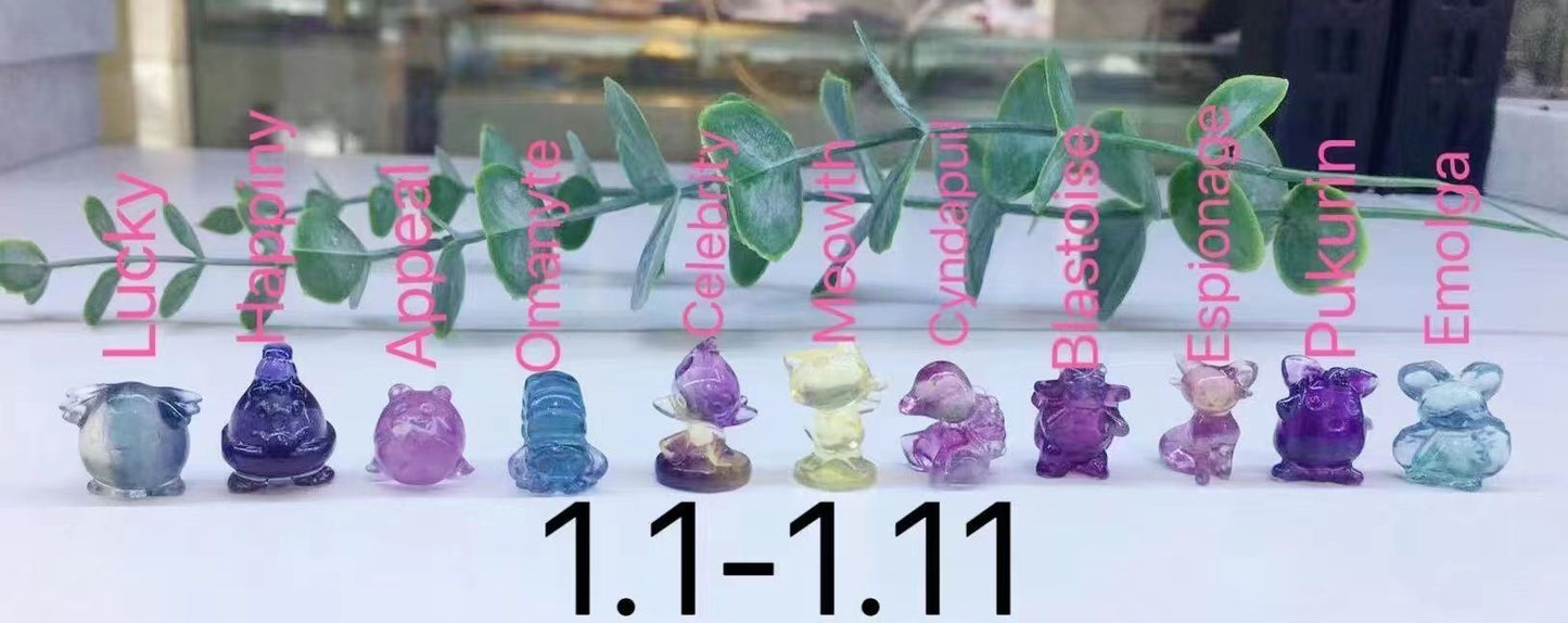 mini-fluoritaj ĉizadoj