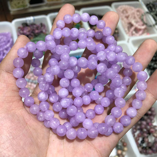 Lavender Amethyst Bracelet 8mm