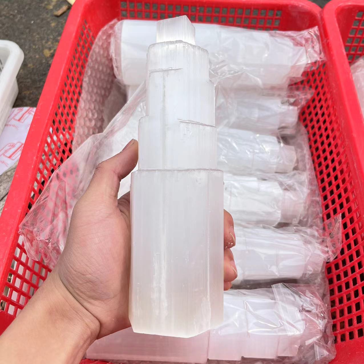 20cm Selenite tower, price by pc