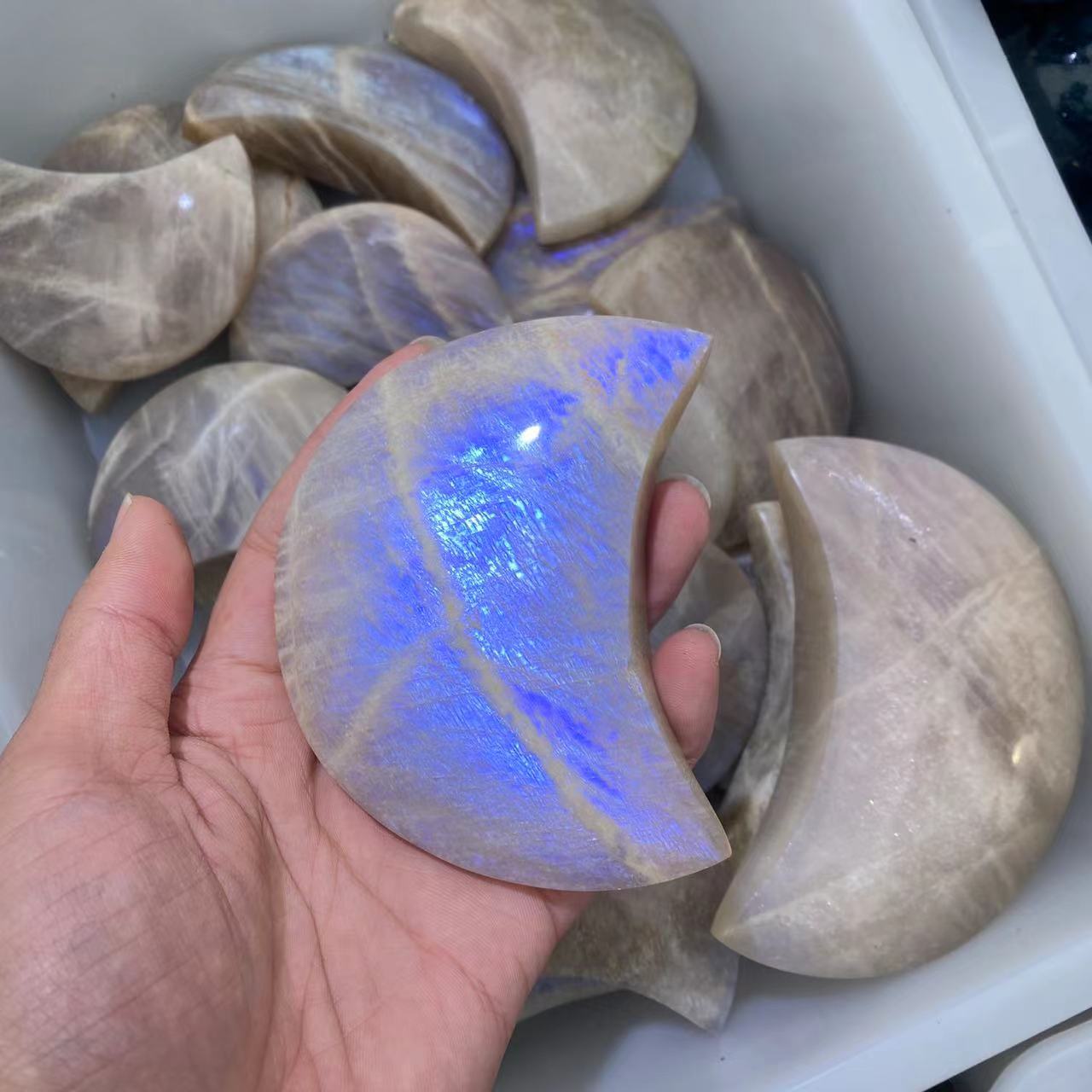Blue Moonstone Moon, price by kg