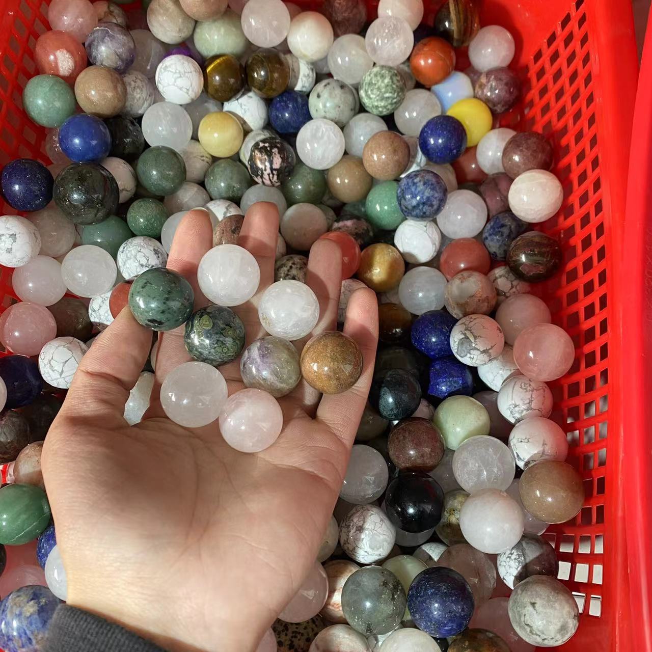 Mixed material Small Ball 25mm, price by kg