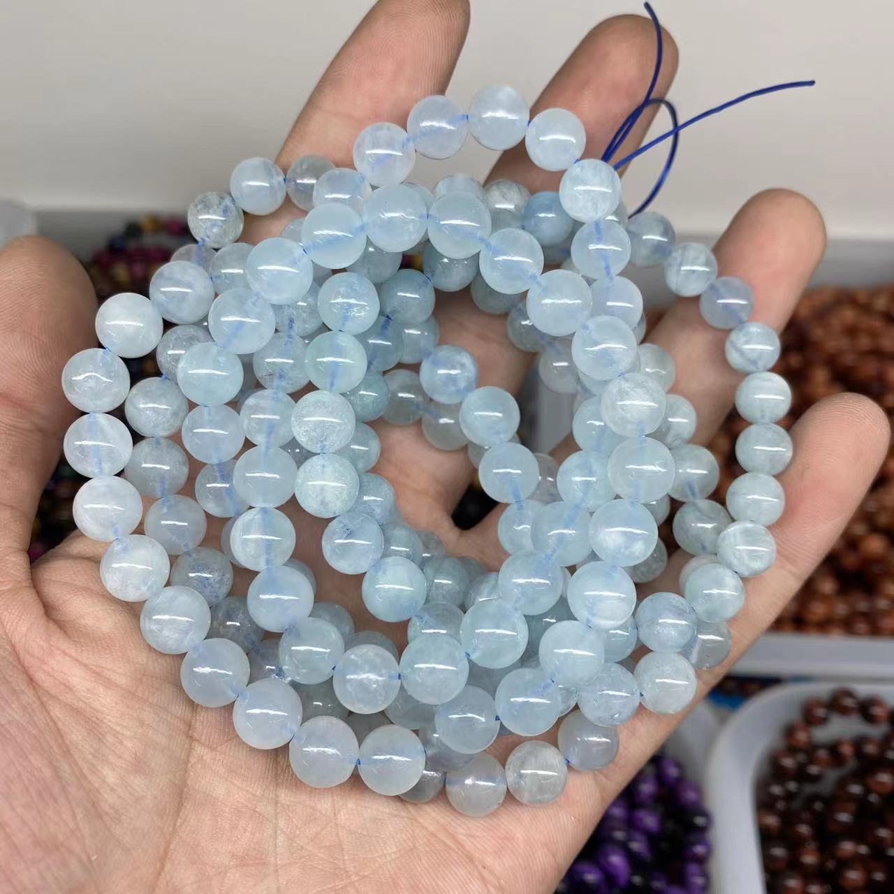 Aquamarine Bracelet 8mm