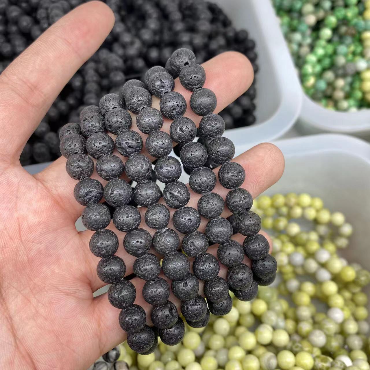 Vulkana roko braceleto 8mm