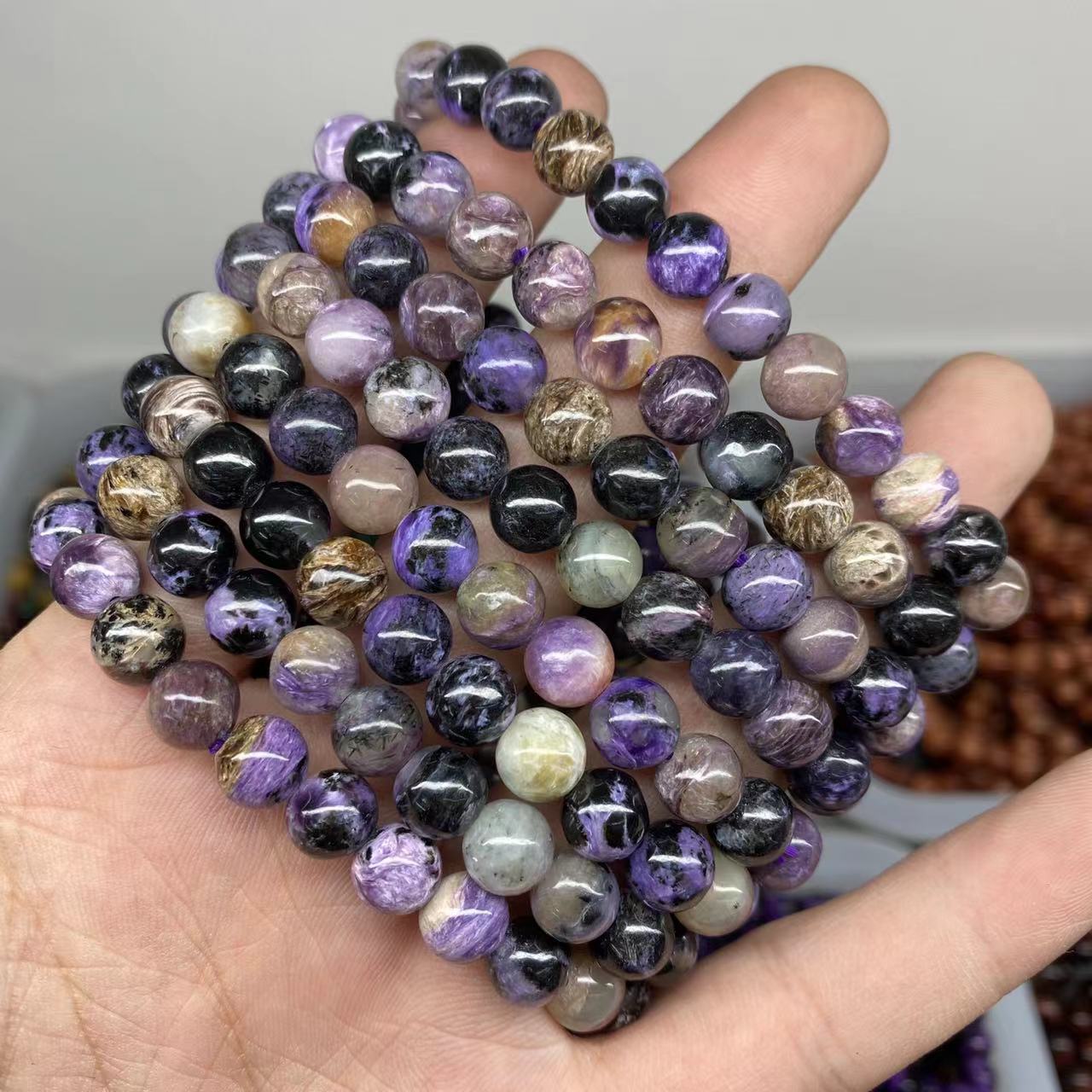 Charoite braceleto 8mm