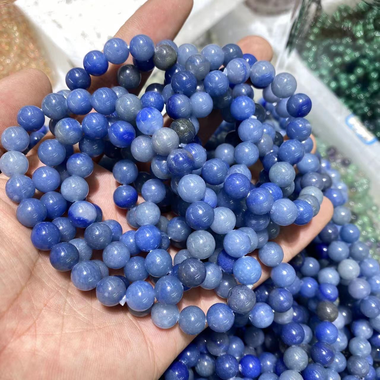 Blue Aventurine Bracelet 8mm