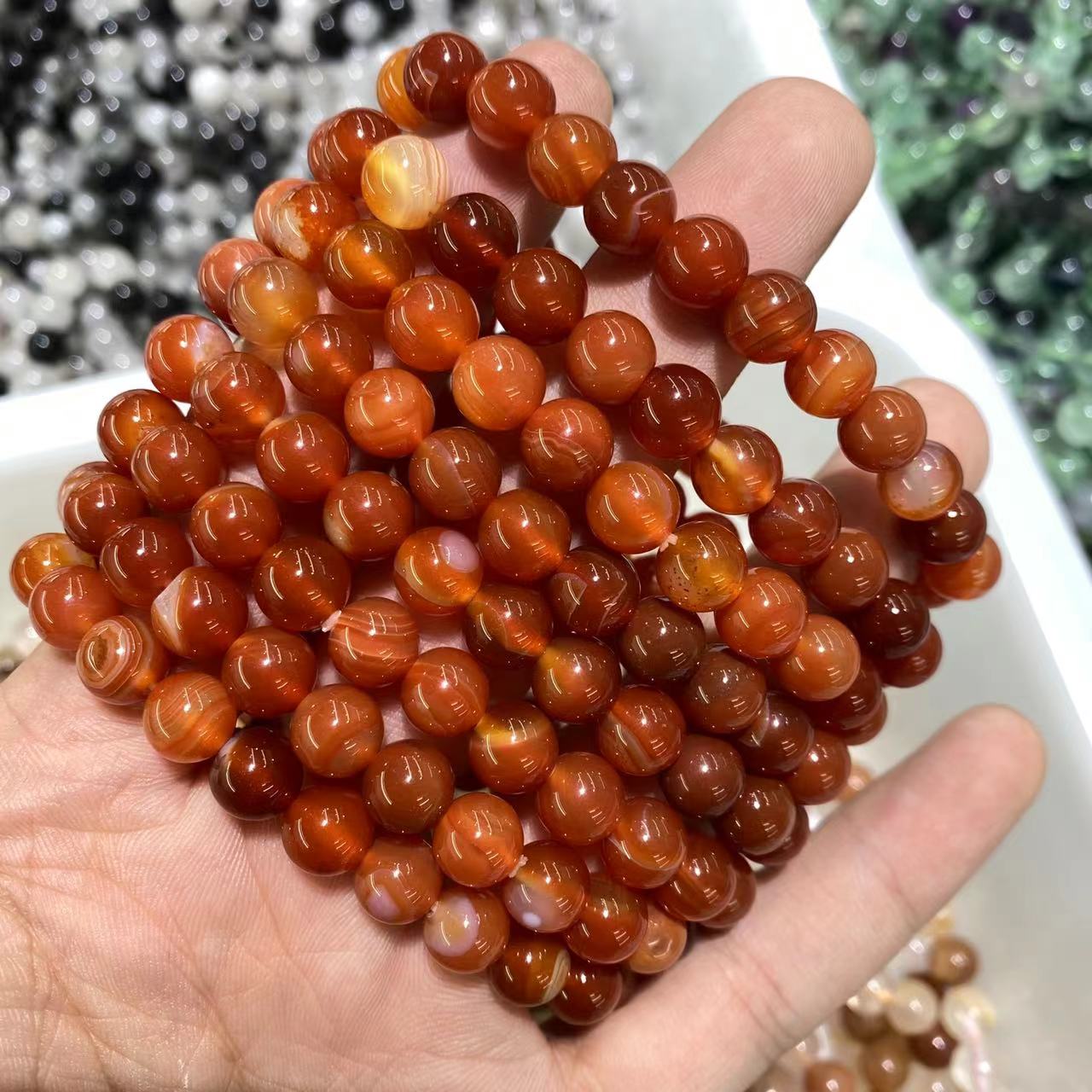 Red Agate Bracelet 8mm