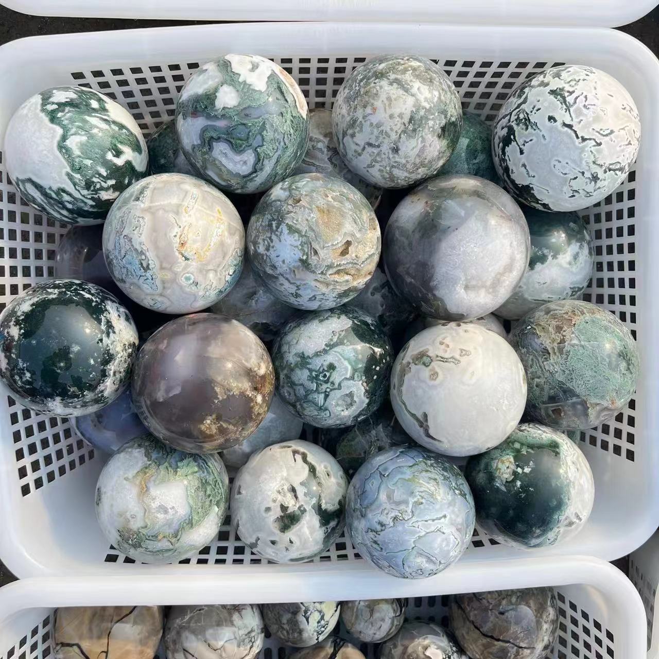 Sfero de muska agata, prezo per kg
