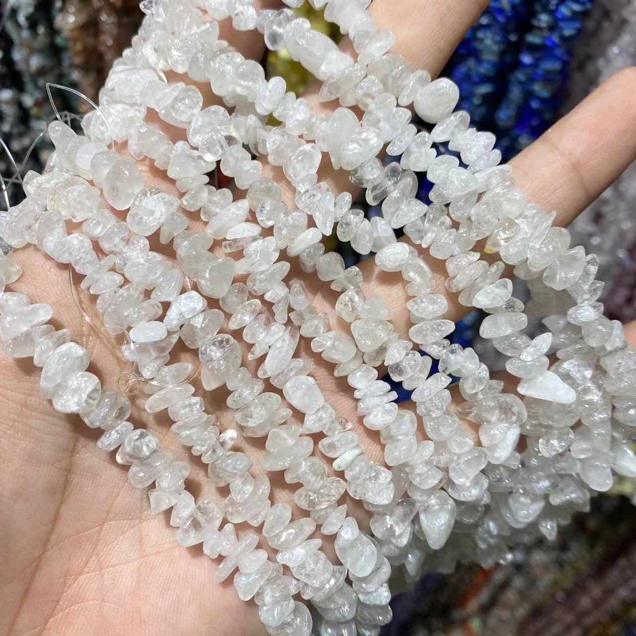 Clear Quartz Chips string