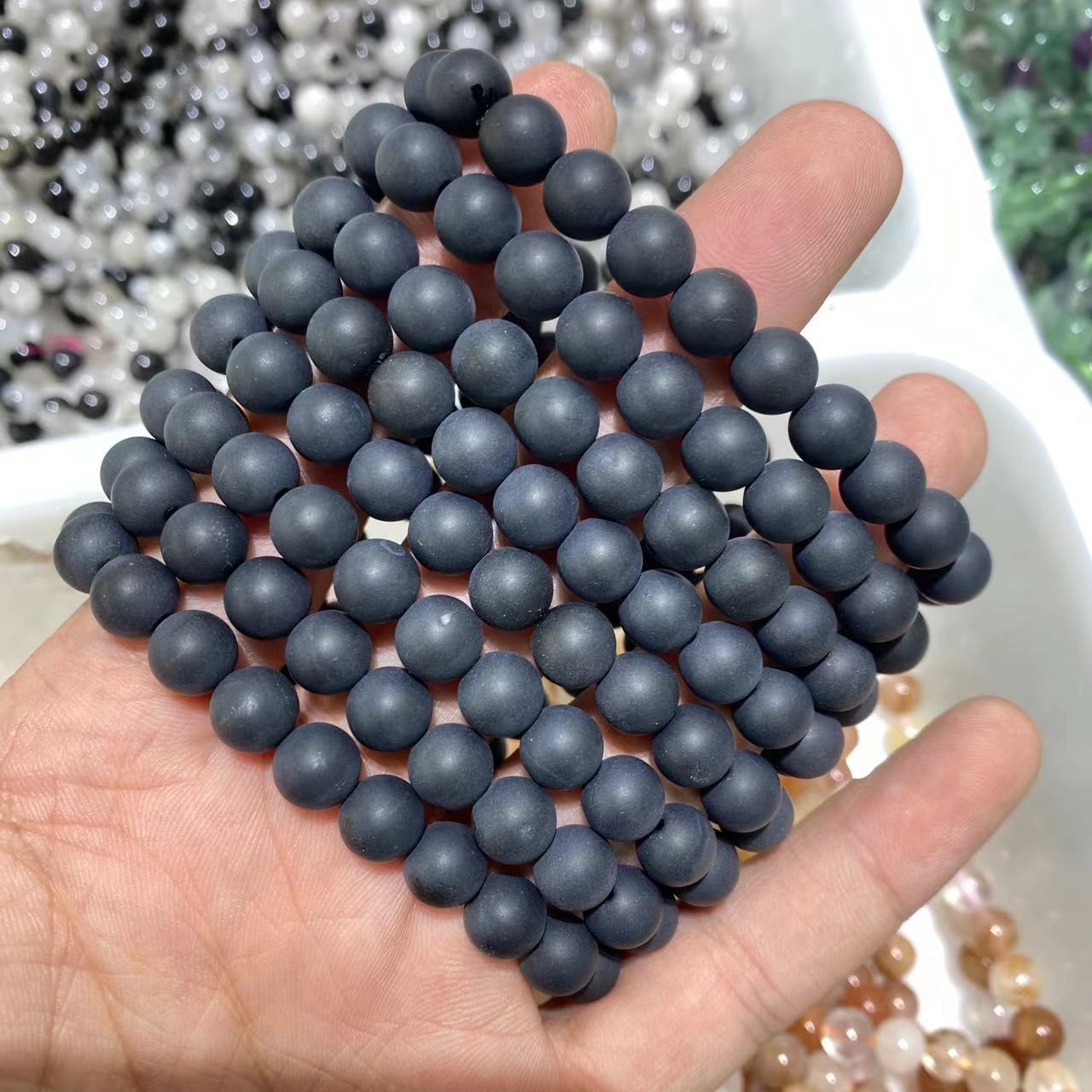 Frostita Obsidiana Brakringo 8mm