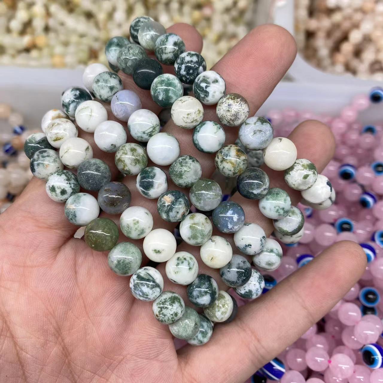 Brakringo de Moss-Agata 6/8mm