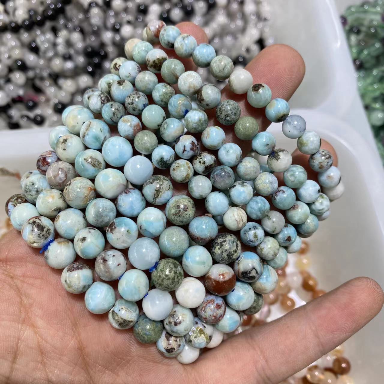 Larimar braceleto 6/8mm