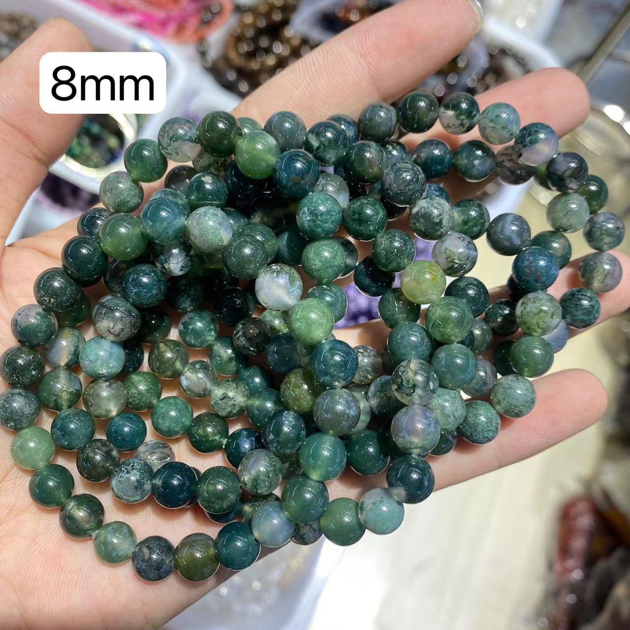 Brakringo de Moss-Agata 6/8mm