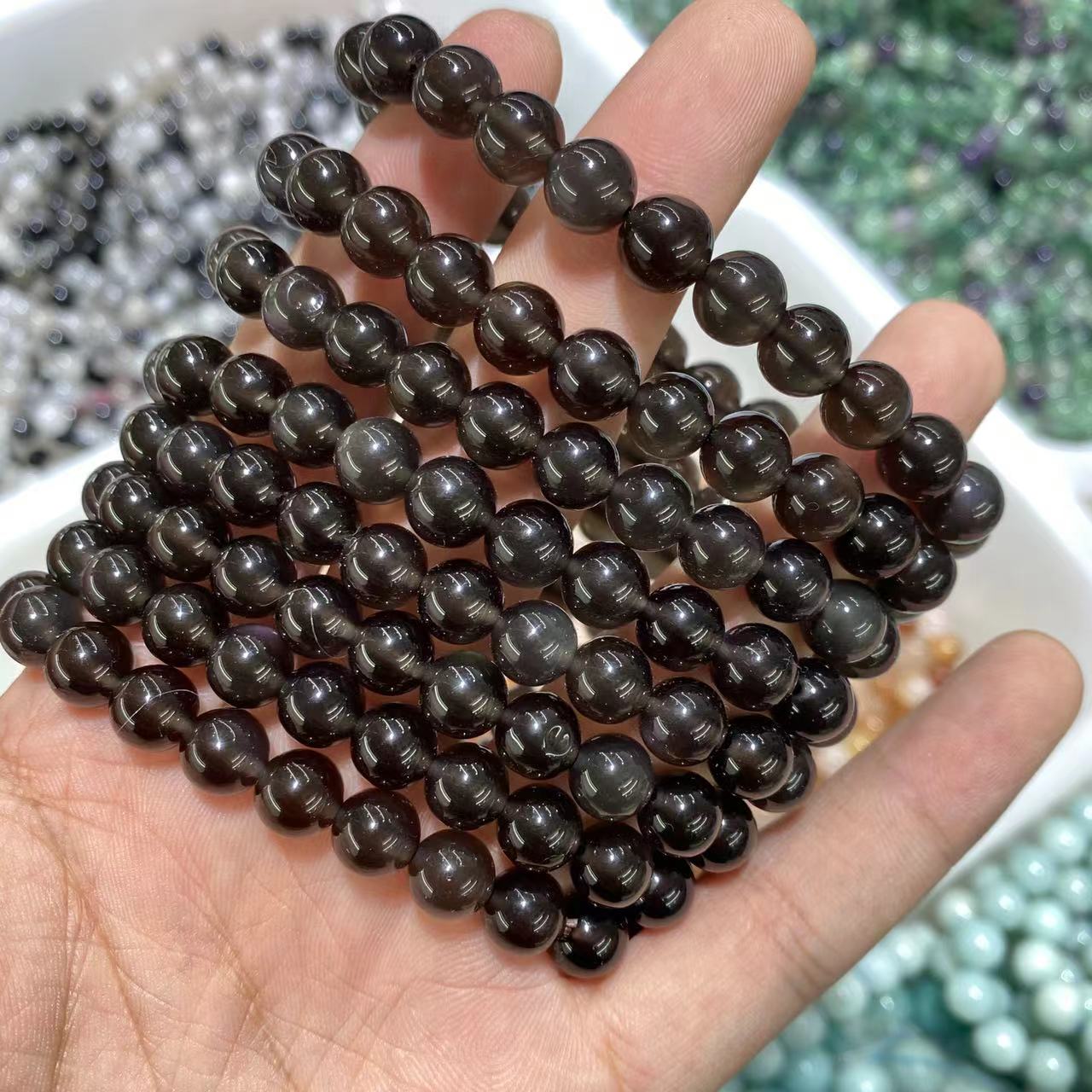 Glacia Obsidiana Brakringo 8mm