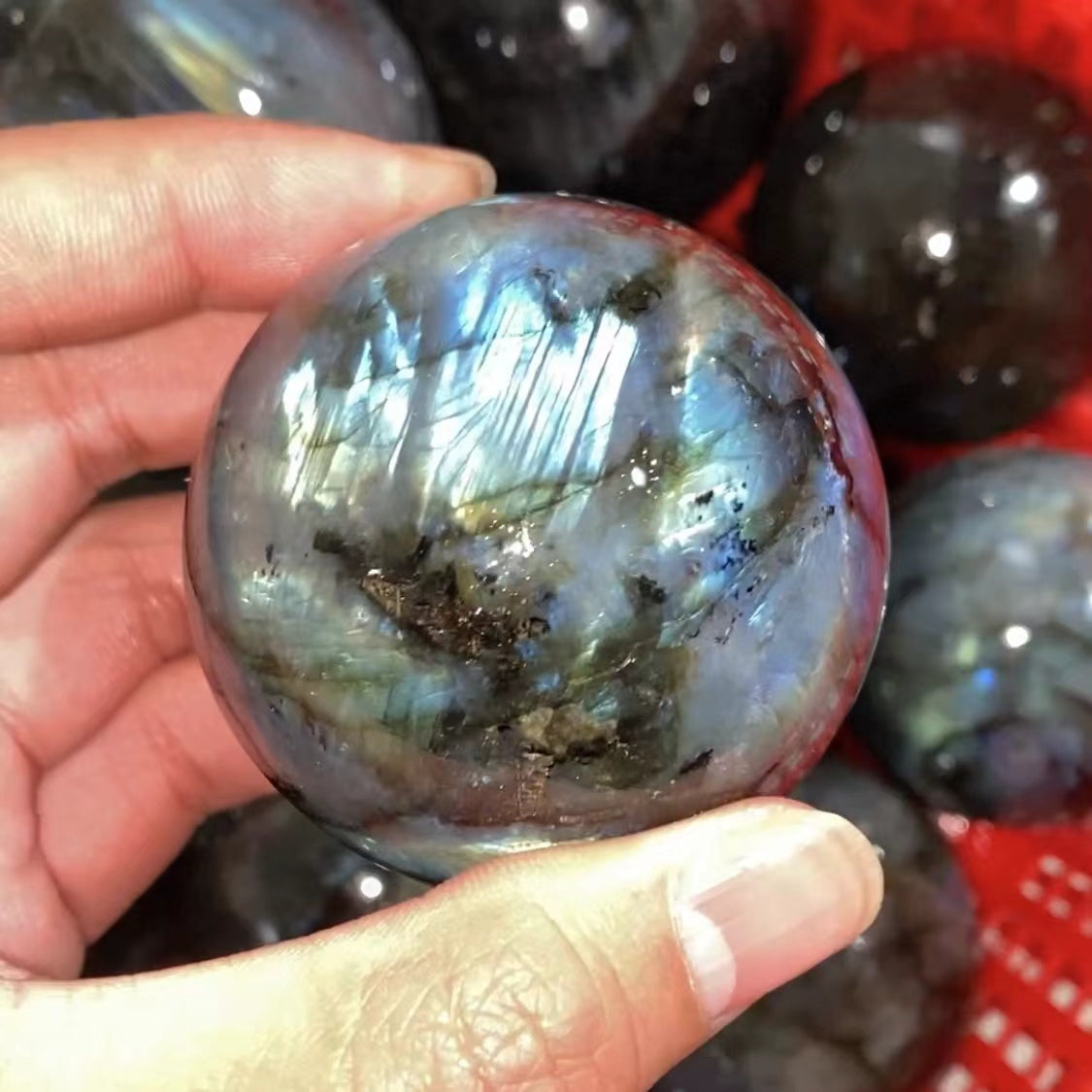 Labradorite sphere B, price by kg