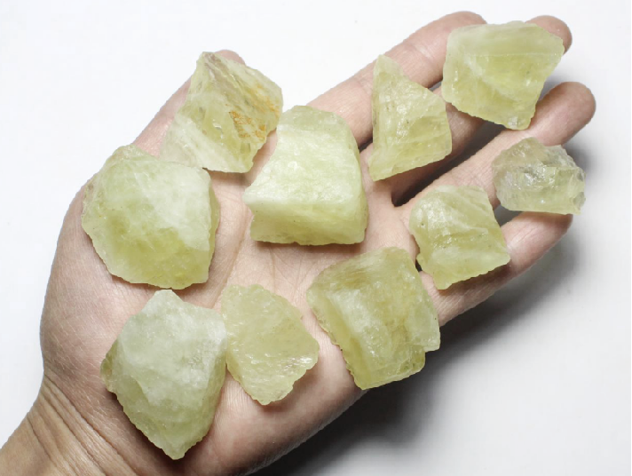 Citrino B kruda ŝtono 20~40mm, prezo per kg