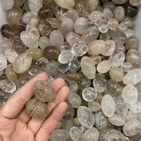 Rutilated Quartz tumbles, price by kg