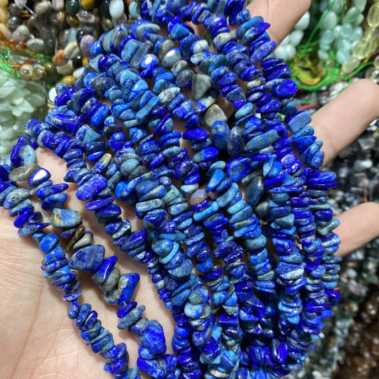 Lapislazuli Chips ŝnuro