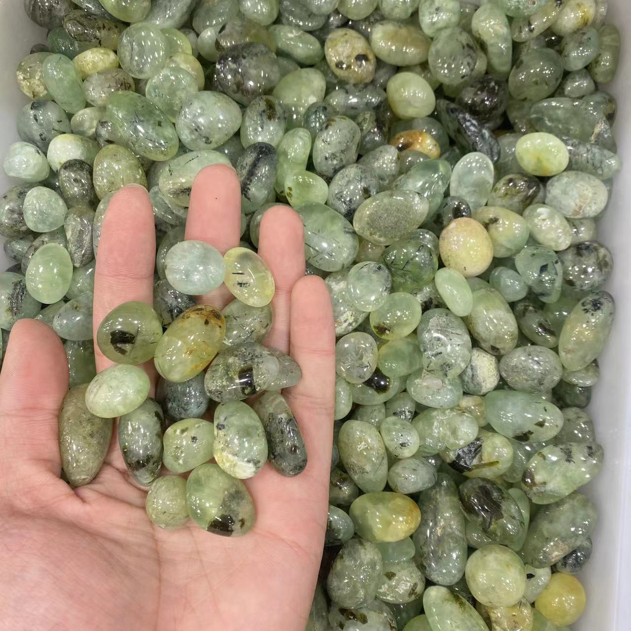 Prehnite tumbles, price by kg