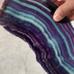 Color fluorite slab, price by kg