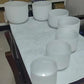 Singing bowl white, price by a set