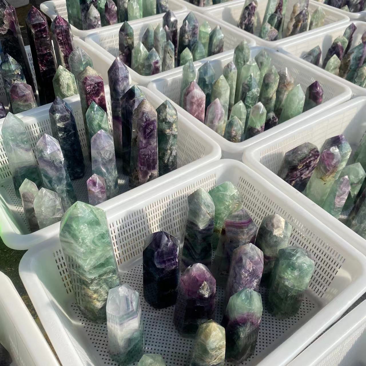 Fluorite tower, price by kg