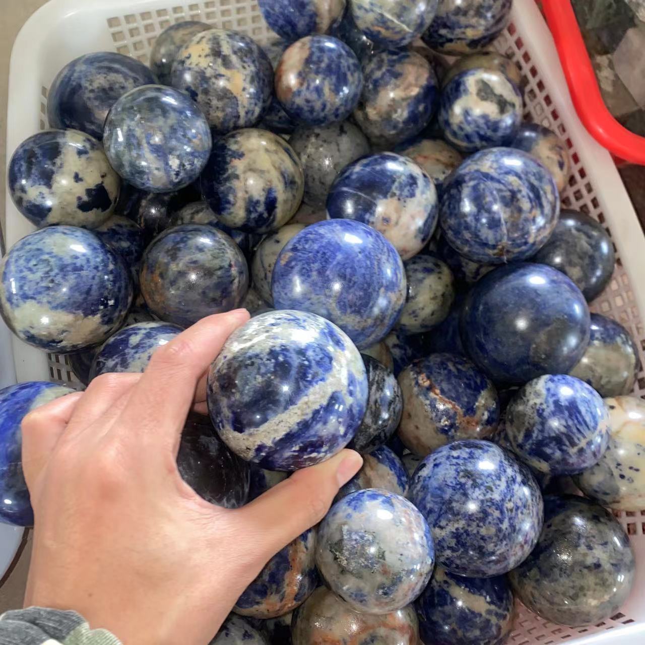 Sodalite sphere, price by kg