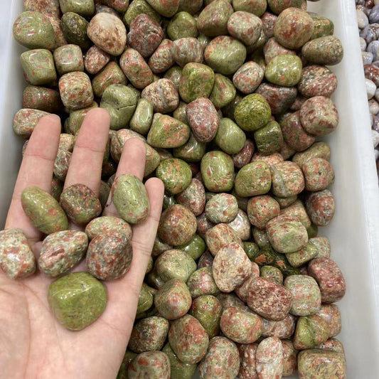 unakite tumbles, price by kg