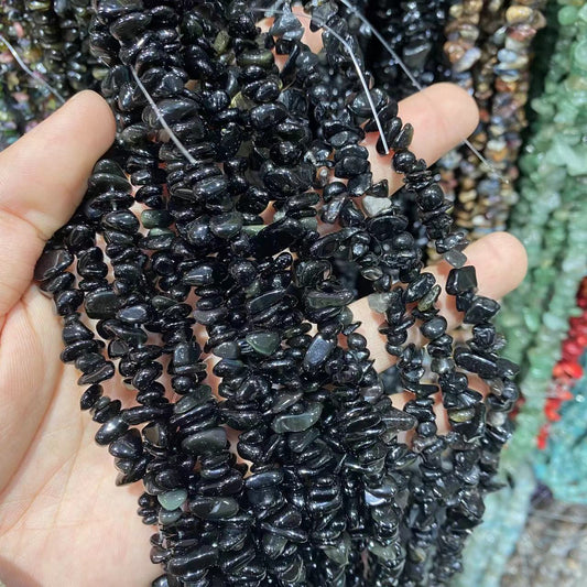 Koloro Obsidian Chips ŝnuro