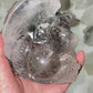 Clear and garden quartz carving, price by kg