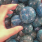 Blue Apatite sphere, price by kg